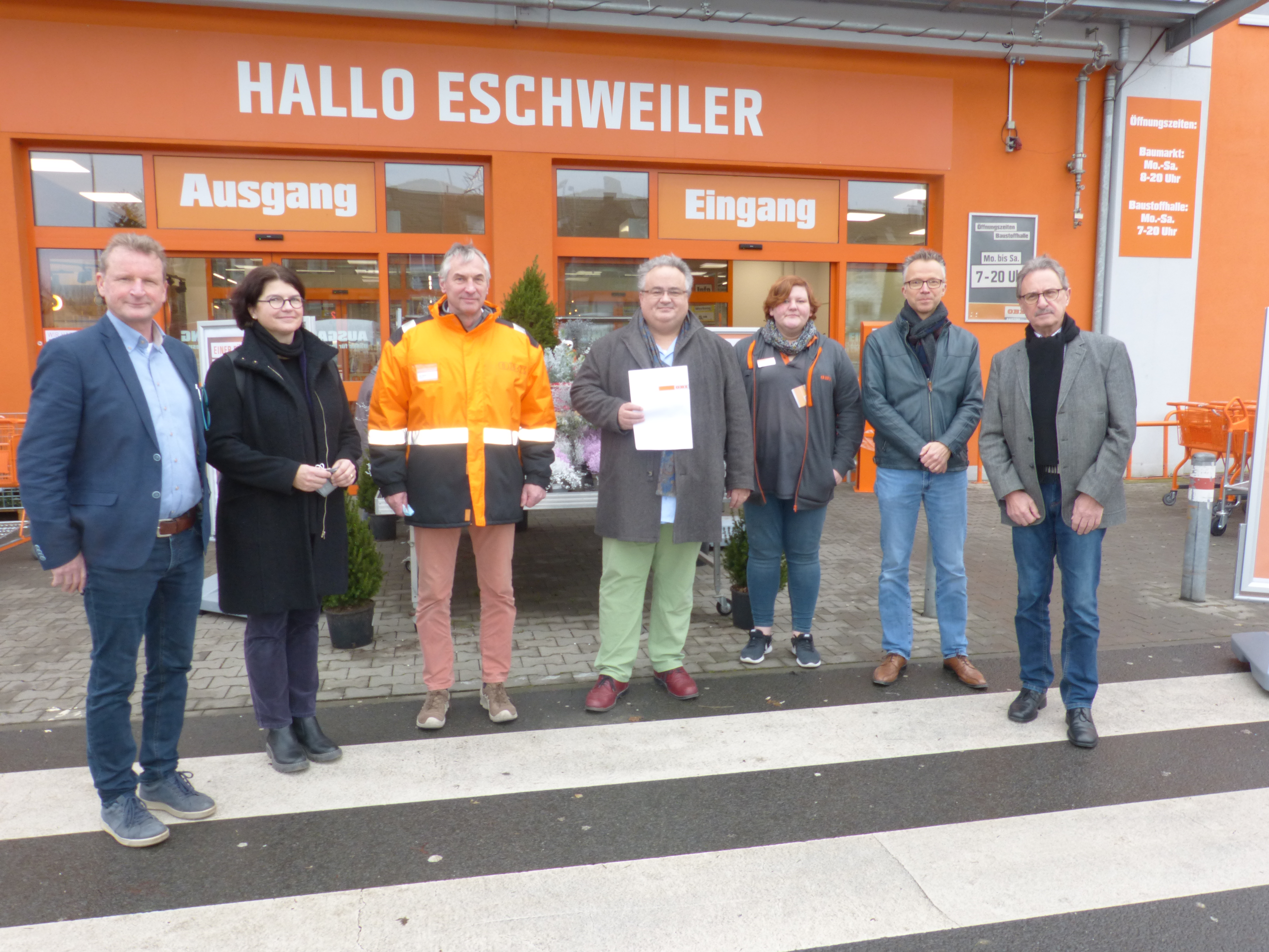 OBI unterstützt das BK Eschweiler mit einer großzügigen Spende